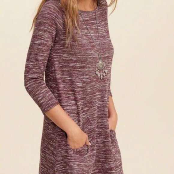 Hollister Navy Blue Dress with Pockets (Model pic is exact version but in red) - Picture 2 of 9